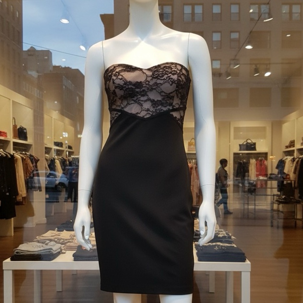 🥂Love Culture Women Black Cocktail Dress S
